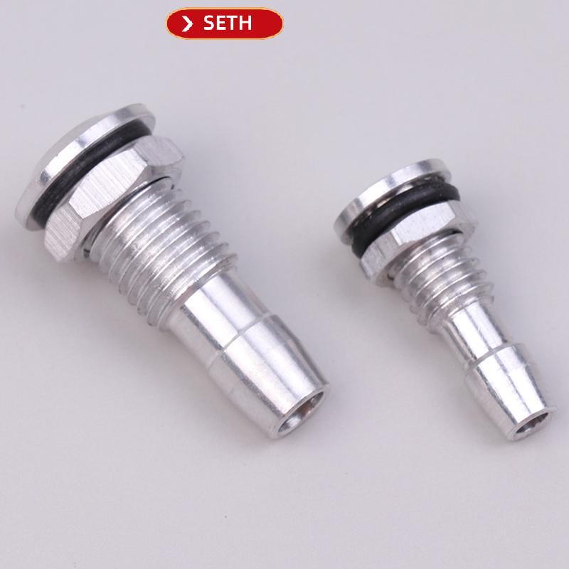 SETH 2PCS อลูมิเนียมใหม่ Water Outlets ด้าย O-ring สกรูสําหรับ RC เรือ M6/M8 Vary