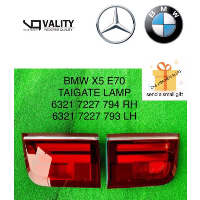 BMW E70 X5 35i TAAILGATE LAMP REAR PRICE สําหรับ 1 อะไหล่รถยนต์ ตกแต่งรถ
