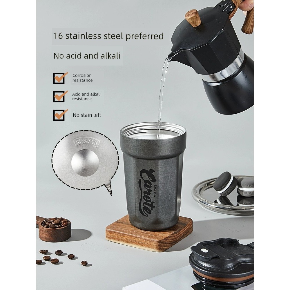 แก้ว starbucks แก้วชินจัง Carot Simple 316 Stainless Steel ของแท้ Coffee Cup