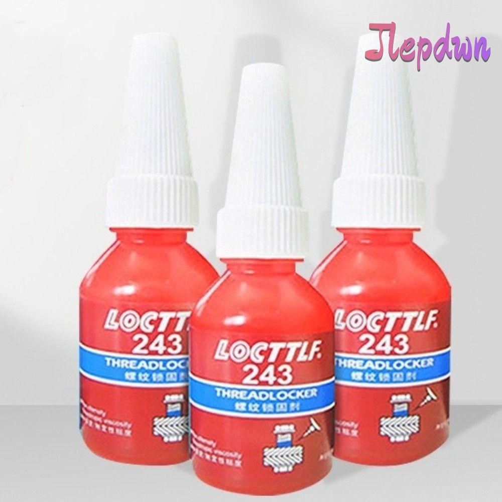 JEPDWN Nuts-Bolts Locker, 10ml Vibration Resistance 243 Thread Locker,ที่มีประโยชน์กันสนิมความแข็งแร