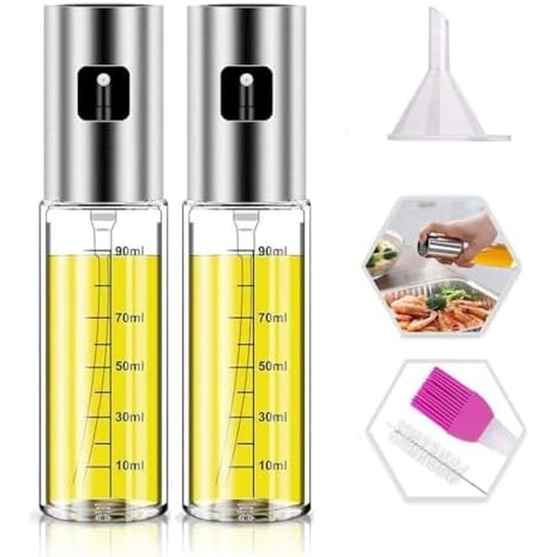 Oil Sprayer for Cooking,100ml Olive Oil Spritzer,Oil Sprayer for Air Fryer, Salad,BBQ,Roasting