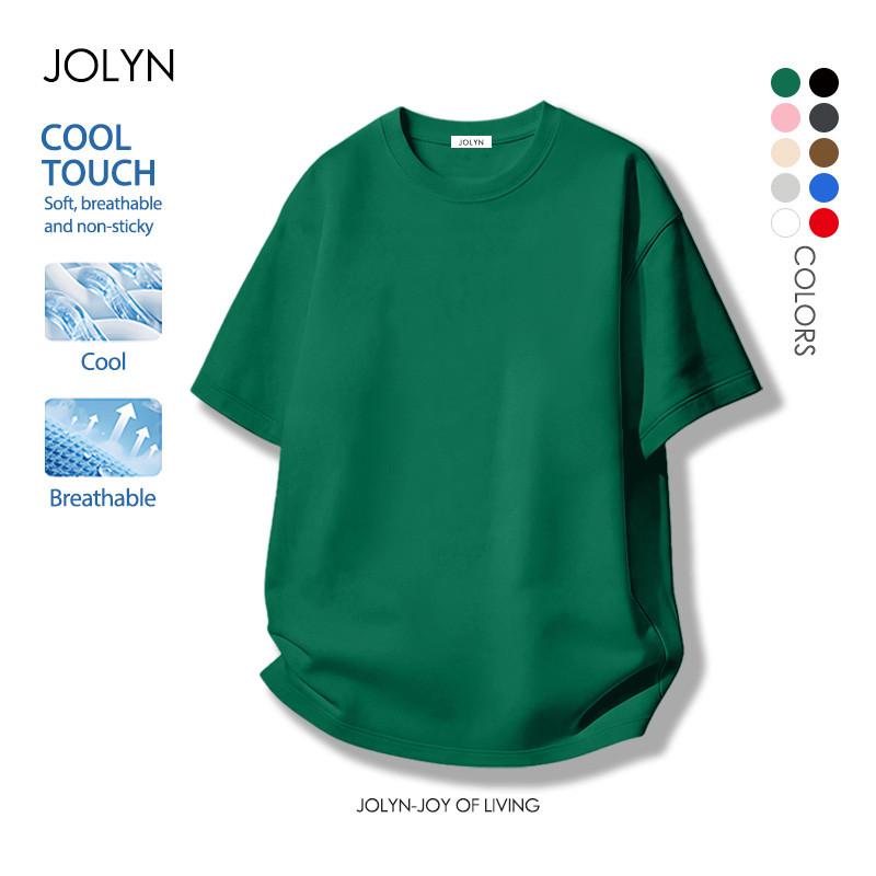 เสื้อ oversize ผู้หญิง cotton คอกลม เนื้อผ้านุ่มเย็นสบาย มี 10 สี เรียบง่าย สไตล์ลำลอง ฤดูร้อน (พร้อมส่ง)