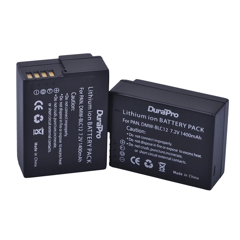DuraPro DMW-BLC12 DMW BLC12 BLC12E DMW-BLC12E DMW-BLC12PP Battery for Panasonic Lumix DMC-G85 FZ200 
