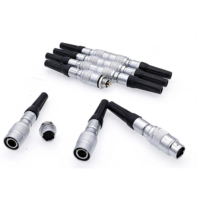 4 ชิ้น YC8 8 มิลลิเมตร Mini Circular Connector Push Pull Self-Locking Docking Plug 2-7Pin สําหรับเซน