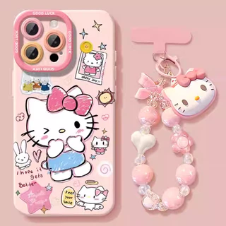 [แมวเพลงสไตล์ใหม่] เคสโทรศัพท์ iPhone น่ารัก 17PROMAX16/15 หญิง 14/13 กันกระแทก 12/11