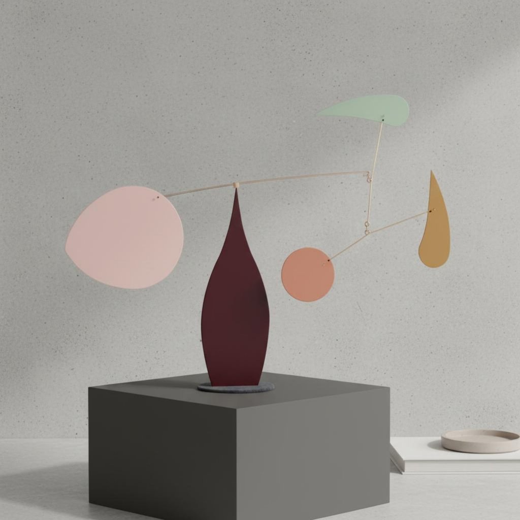 การออกแบบที่ทันสมัย Kinetic Art Sculpture Interactive Dynamic Balancing Sculpture ไม่มีแบตเตอรี่ต้อง