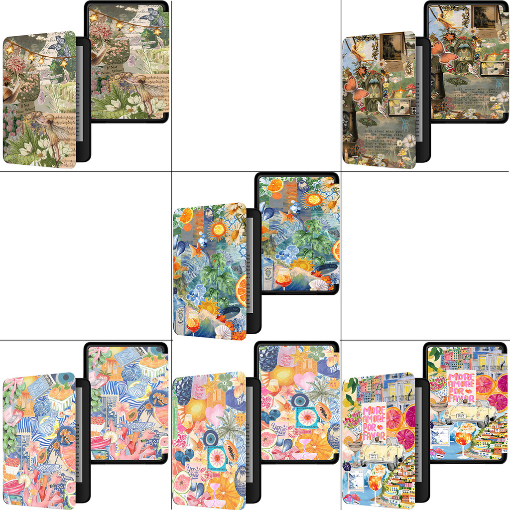 สําหรับ Kindle 2013-2024 6/7/10th 11th/12th Basic Gen Paperwhite(6" / 6.8"/ 7") พร้อม Auto Wake/Sleep Cover | เกราะป้องกัน JSWA