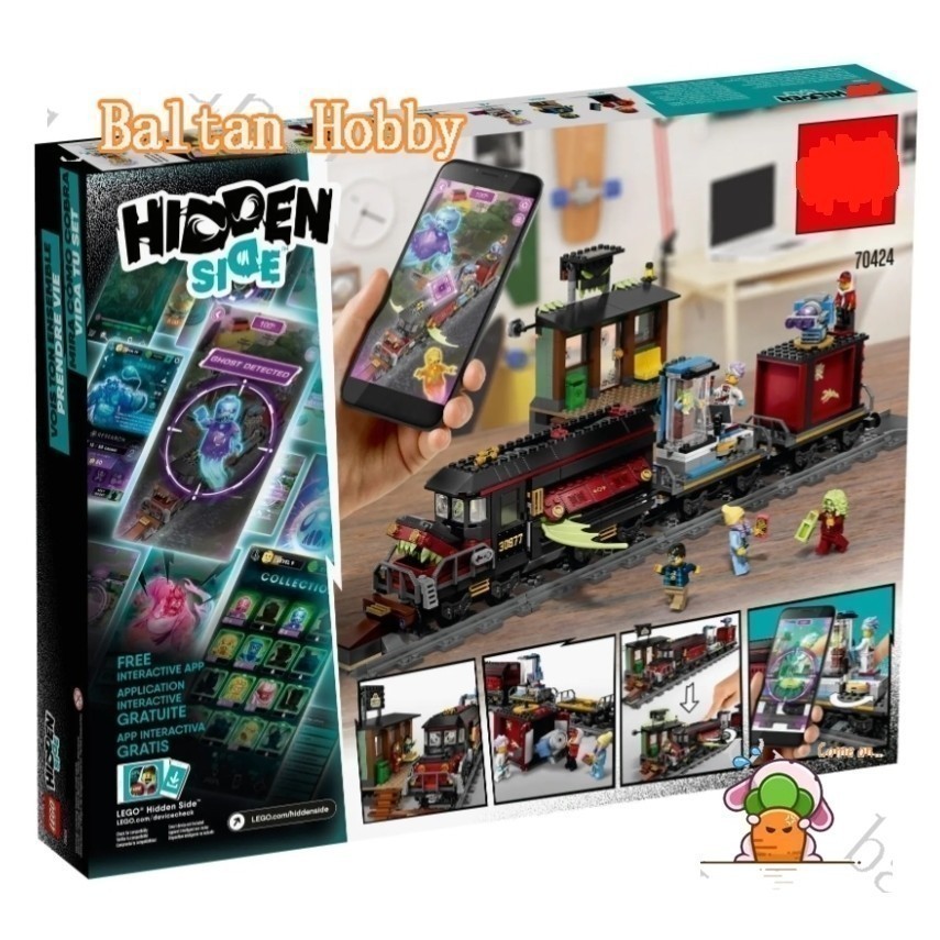 GMR ของเล่น RM1Y เข้ากันได้กับ 02424 Ghost Train Express บล็อกตัวต่อ EQ1