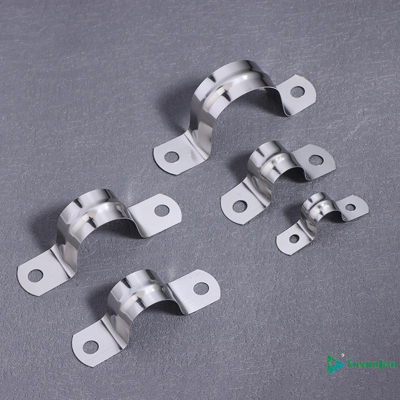 YosunJon] สแตนเลส U-Shaped Tube Clamp อานโลหะ Tube Clamp U Conduit Braet สําหรับการใช้งานสําหรับงานห