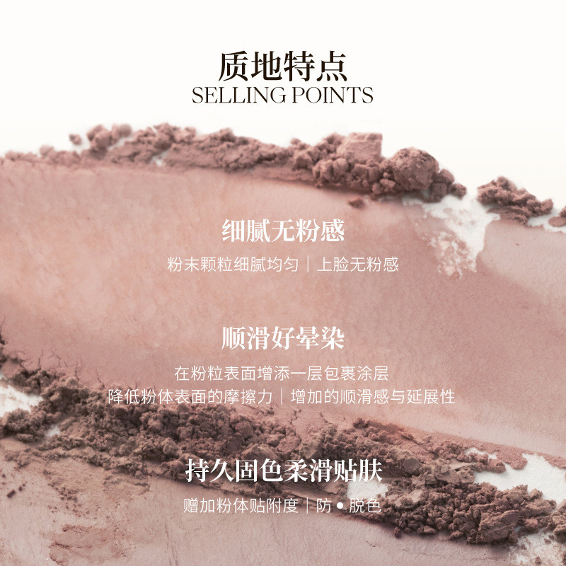 Popular~Oruo Series Joocyee Yozoro Blush Amber Shell Natural Highlighter Contouring Blush Single Col