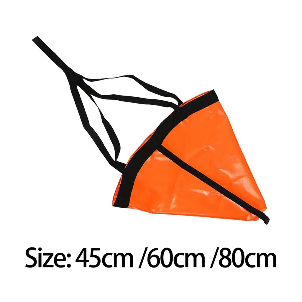 [Lszcx6l] Sea Anchor Marine Drogue Sock ทนทาน PVC Fishing Stabilizer สําหรับเรือเป่าลม Kayak River