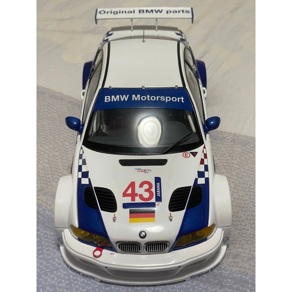 [สต๊อกพร้อม ติดต่อหากคุณมีคําถามใดๆ] 1/18 Mini Cut BMW BMW M3 E46 GTR ELM