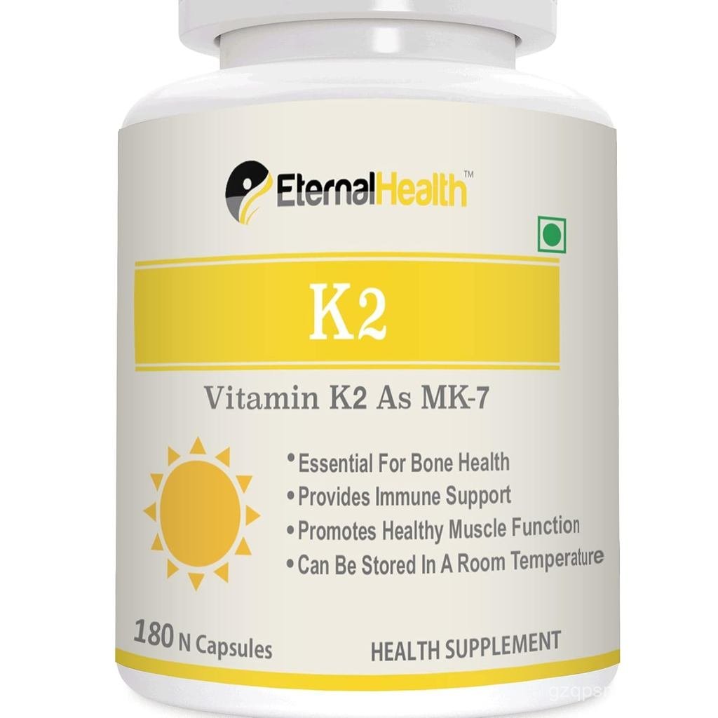 EternalHealth วิตามิน K2 เช่น MK-7 รูปแบบ K2-180 แคปซูลผัก