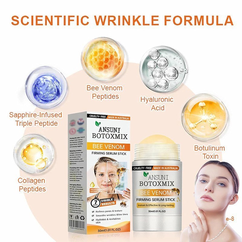 พร้อมสต็อกจัดส่งที่รวดเร็วพร้อมสต็อกไม่มีมาตรฐานสไตล์ใหม่ Botox Bee Venom Firming Serum Bee Venom Fa