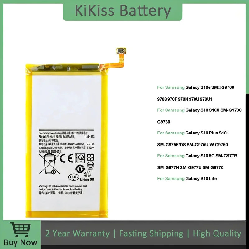 EB-BG977ABU EB-BG970ABU EB-BG973ABU EB-BG975ABU EB-BA907ABY สําหรับ Samsung S10 S10E S10+ S10 5G S10