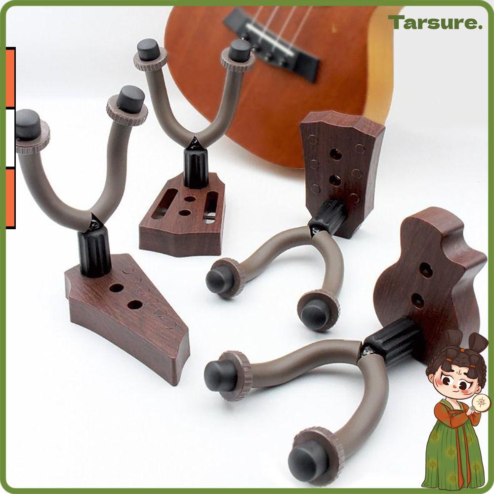 TARSURETH ที่แขวนกีต้าร์ติดผนัง ตะขอกีตาร์กันลื่นติดผนัง ที่แขวนอูคูเลเล่โลหะคุณภาพสูง กีต้าร์โปร่ง/ไฟฟ้า