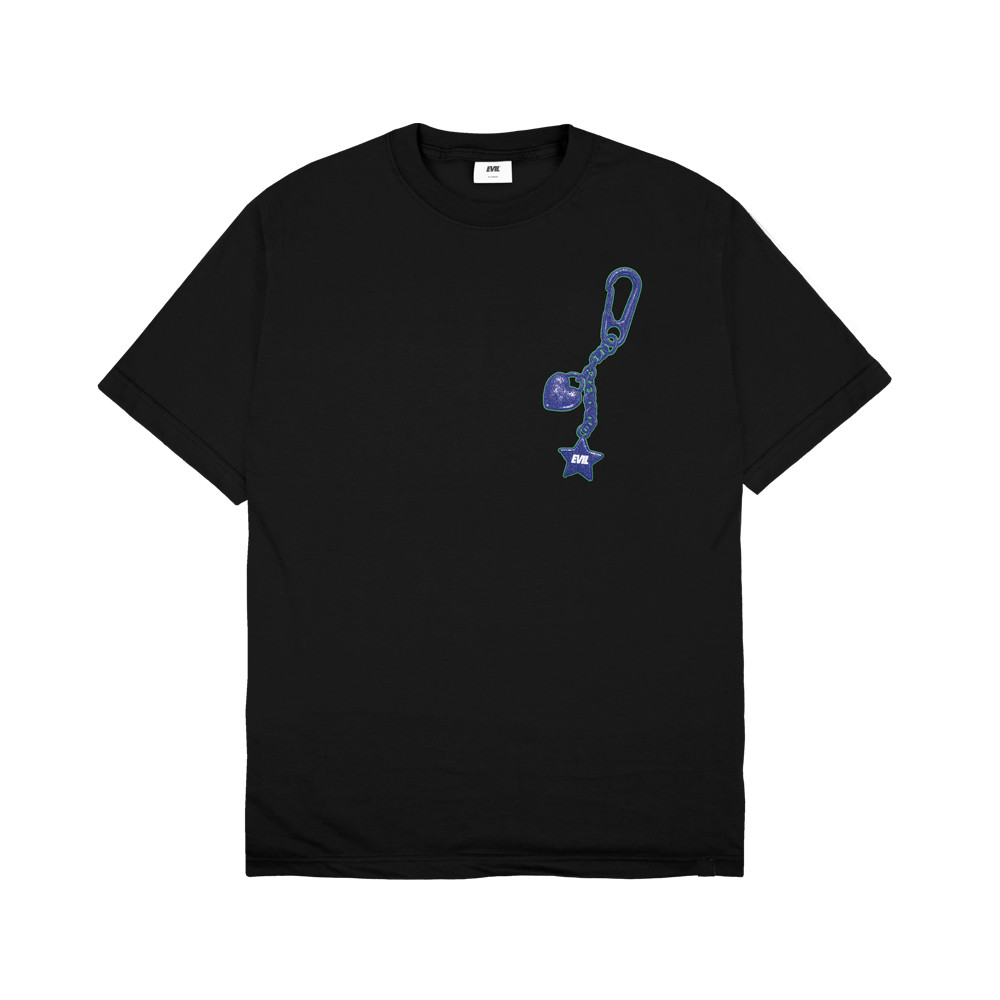 EVIL TSHIRT - PT.02 KEYCHAIN H25 สีดํา