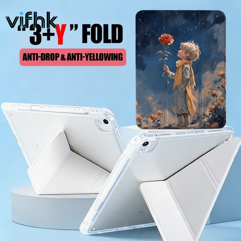 TRI Trifold + Y-Type The Little Prince Design, เคส Infinix TECNO คุณภาพดีที่สุด, เข้ากันได้กับ Infin