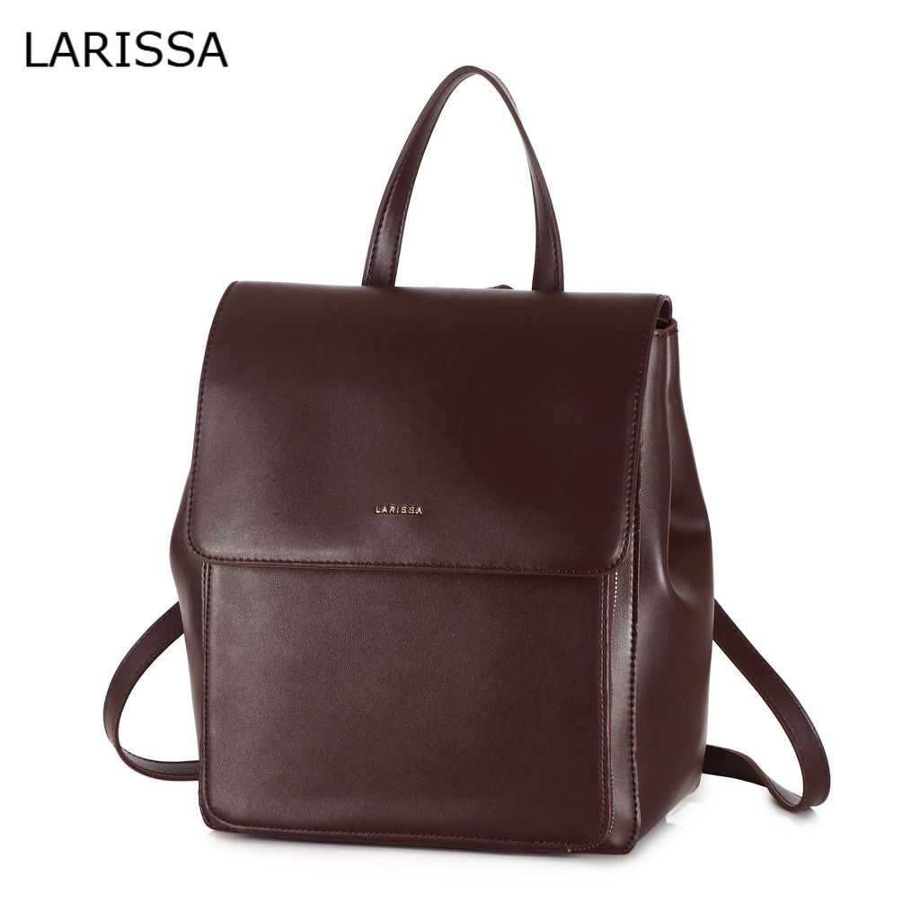 ELIYA-LARISSA CLASSIC UNISEX BACKPACK สําหรับการเดินทางสํานักงาน BEG GALAS (B1020)
