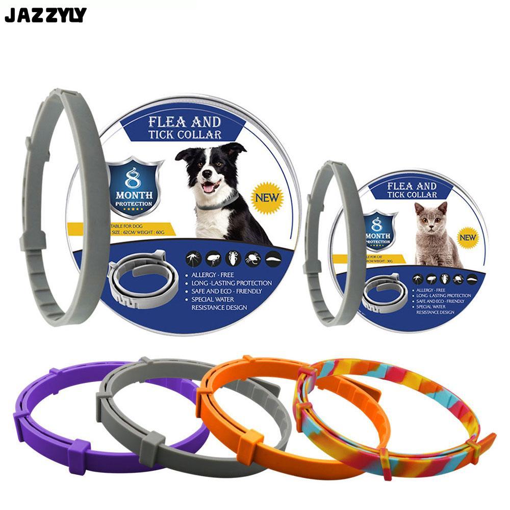 จัดส่งรวดเร็วAZZYLY Dogs Collar Pet Supplies 8 Month Protection Adjustable Cats