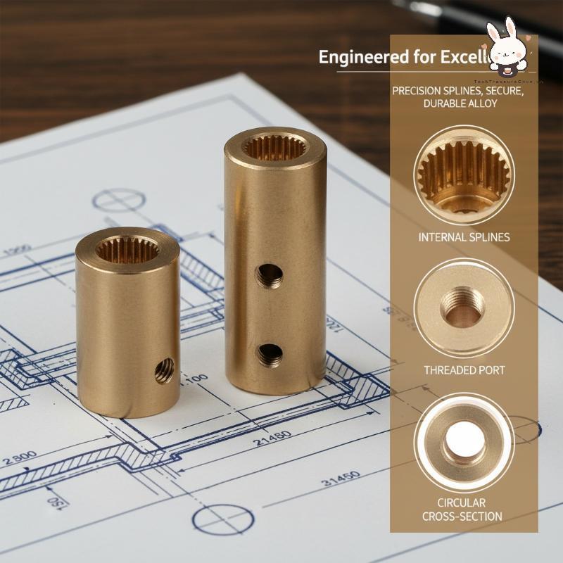 [Teh] อลูมิเนียม 25T Servo Shaft Coupler อะแดปเตอร์ 5 มม.6 มม.ตัวเชื่อมต่อคอลัมน์ขยายสําหรับ RC เรือ