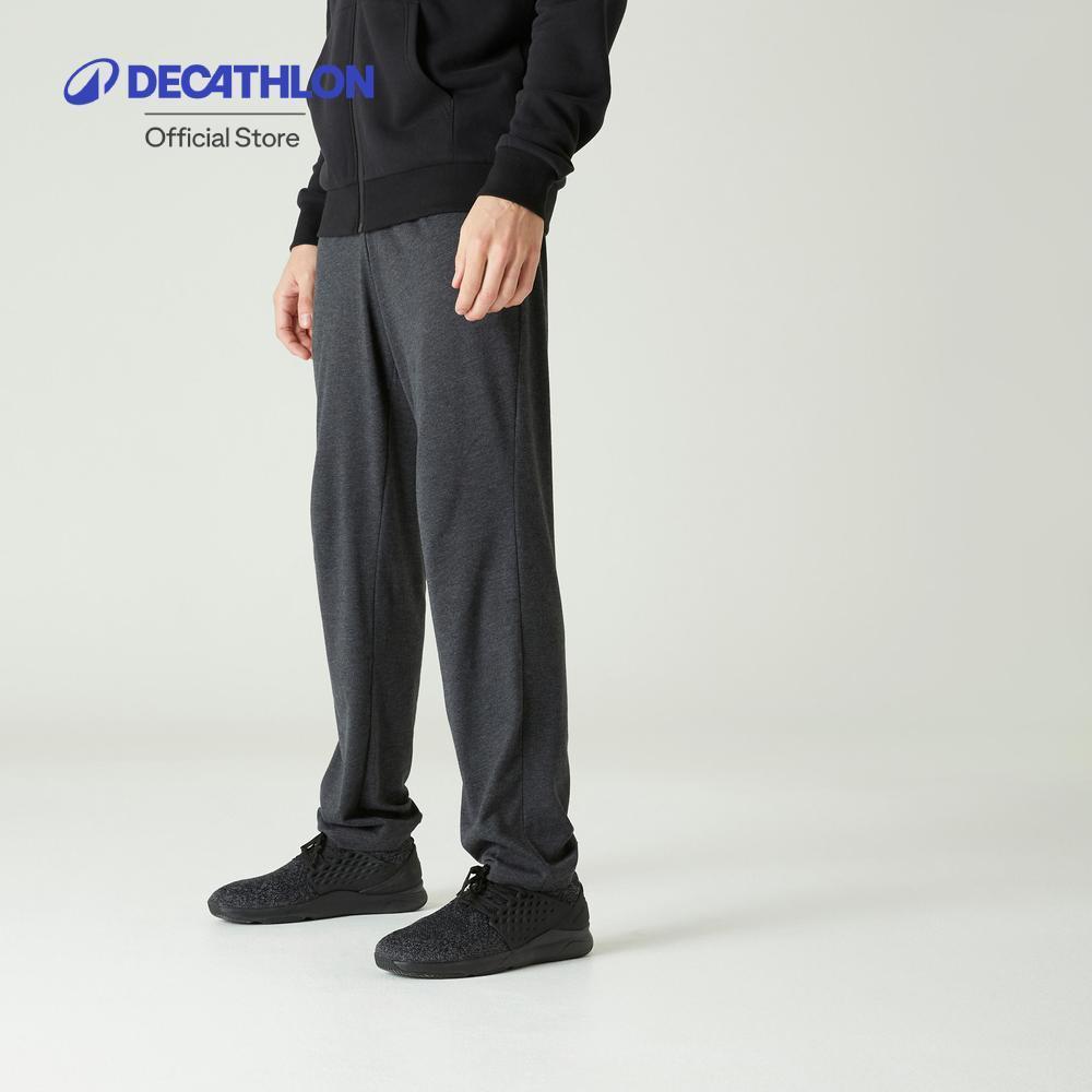 Decathlon Men Fitness Jogging Bottoms กางเกงจ็อกกิ้งผู้ชายใส่ออกกำลังกาย - Dark Grey