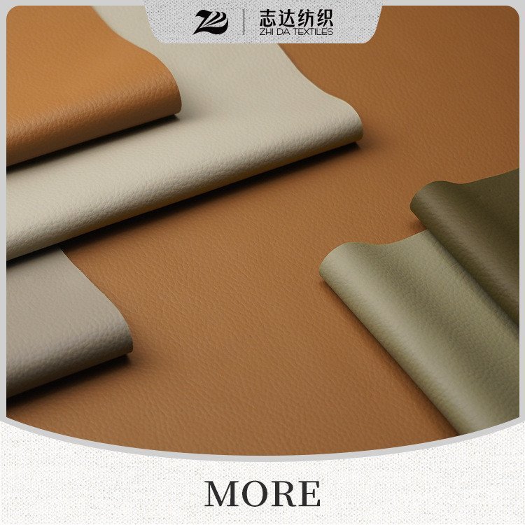 เตียงนุ่มผ้าเนื้อ Zhida ตกแต่งโซฟาสิ่งทอ Series สไตล์ใหม่ Cowhide หนังเพิ่มเติม TPWN