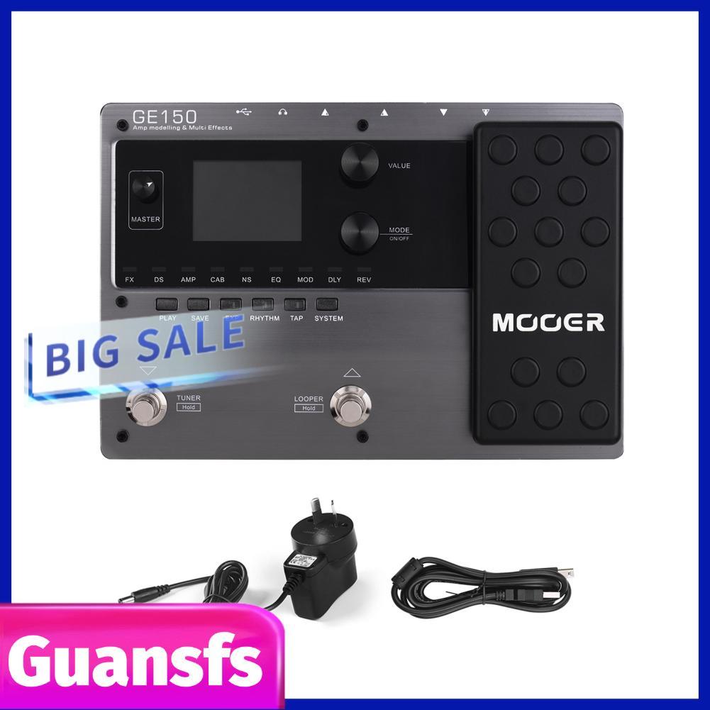 Guansfs Guansfs MOOER GE150 Amp Modeling & Multi Effects Pedal 55 เครื่องขยายเสียงรุ่น 151 80s Loope