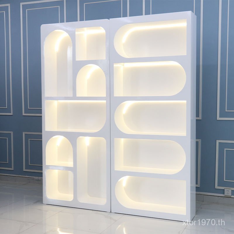 ตู้โชว์ Lacquer Exhibition Cabinet Bag Hand-made Room Live Cabinet Baking Shoes Beauty Salon Cabinet