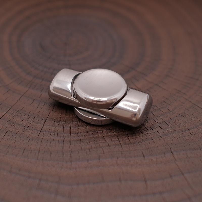Meow Home เหล็กขนาดเล็กเสา Spinner รู้สึก Fidget Spinner กังวลหิน CNC โลหะ EDC Decompression แบบพกพา