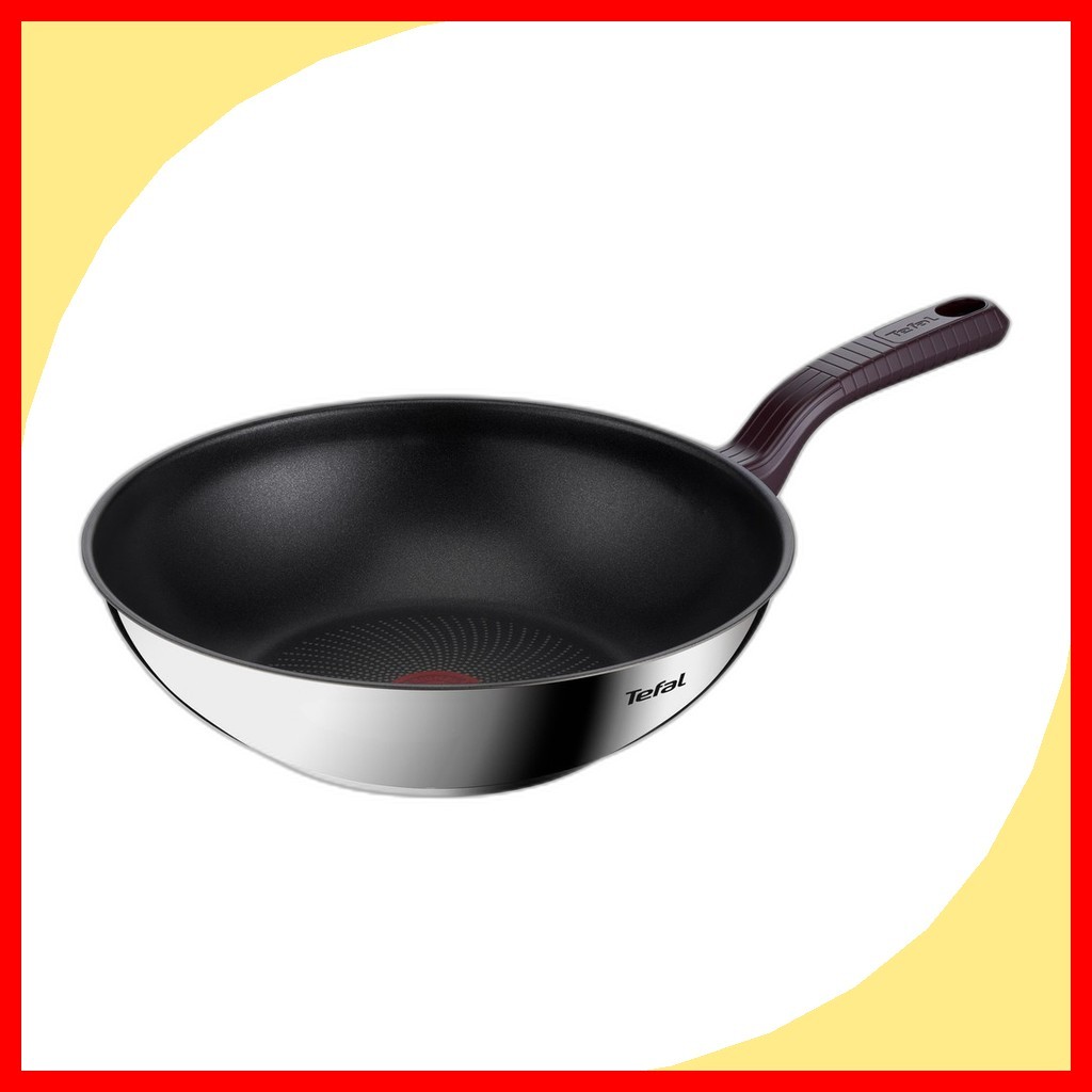 [tefal] Induction Titanium 1X Stainless Steel TrendCook กระทะผัด 28 ซม. 1 ชิ้น / กระทะผัดเกาหลี by K