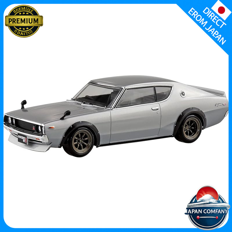 Aoshima Bunka Kyozai 1/32 The Snap Kit Series Nissan C110 Skyline GT-R Custom (Silver) Pre-painted p