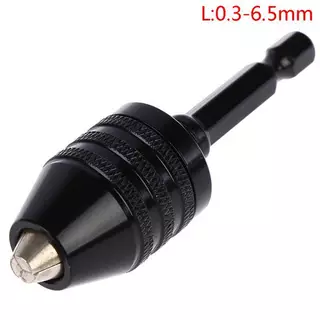 [Snowth] 1/4 Hex Shank Keyless Drill Chu Qui Change Adapter Converter เจาะอะแดปเตอร์ [zkm]