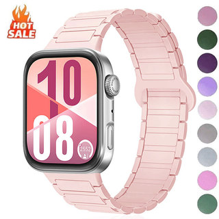 สายคล้องคอแม่เหล็กสําหรับ Huawei Watch Fit 4 5 Pro ซิลิโคนสร้อยข้อมือกีฬาสําหรับ Huawei Fit 4 3 Fit 5Pro เปลี่ยนสายนาฬิกา