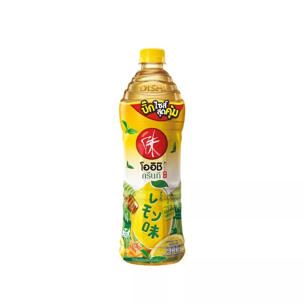 [สินค้าส่งด่วน] โออิชิชาเขียวน้ำผึ้งมะนาว 800 มล. OISHI GREEN TEA HONEY LEMON 800 ML.