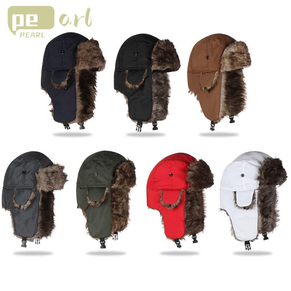 Pearlth Ushanka Earflap Hat สำหรับทั้งผู้ชายและผู้หญิง