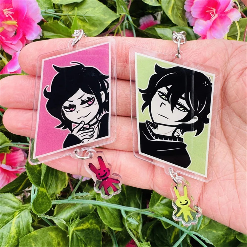 พวงกุญแจอะคริลิค Coffin of Andy และ Leyley Mica พิมพ์ลายตัวอักษร Andy Leyley อุปกรณ์เสริมเกม ตกแต่งก