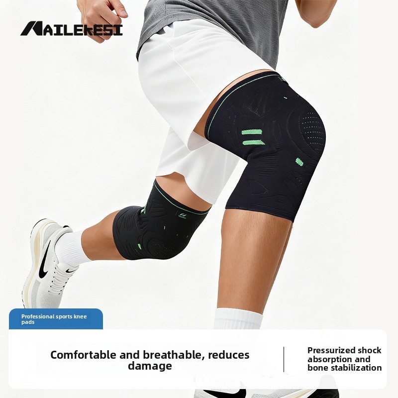 Sports knee pads for basketball, running, cycling, men's thin knee protectors for joint protection, special gear for weightlifting and squats