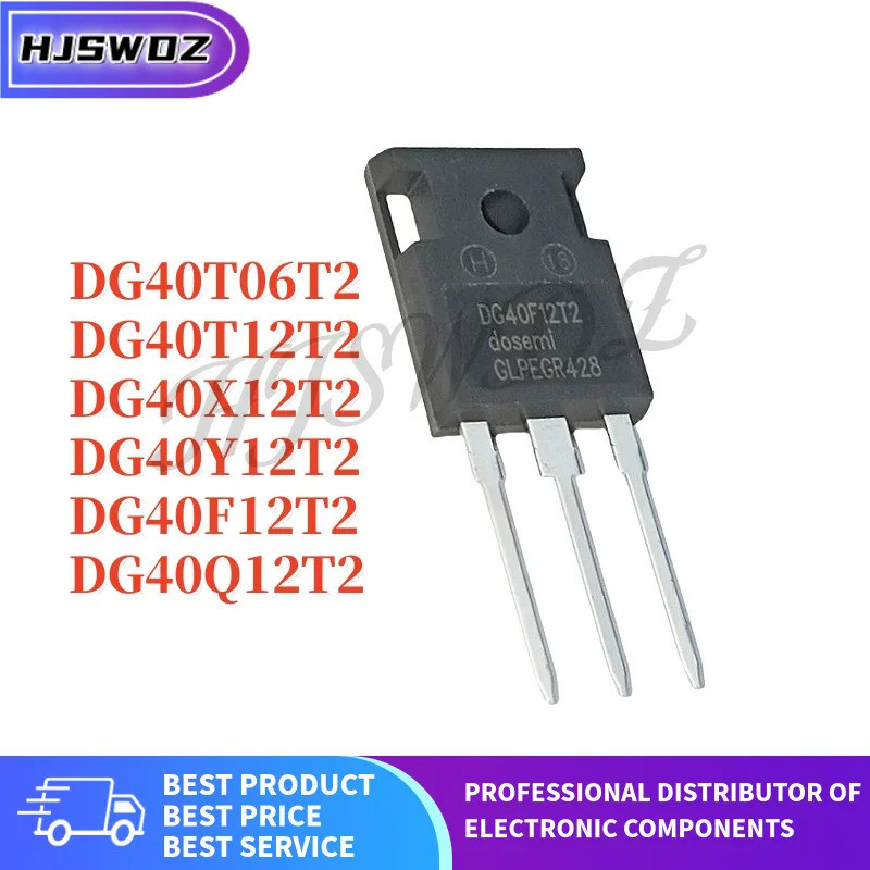 5PCS/ TO-247 DG40Y12T2 DG40T06T2 DG40T12T2 DG40F12T2 DG40X12T2 DG40Q12T2 ทรานซิสเตอร์ mos ชิป ic 67S