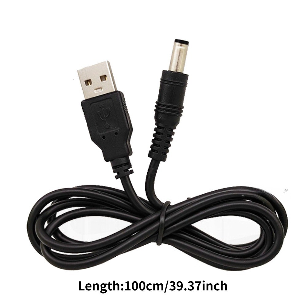 USB To DC สายไฟ 3.5X1.35 มม.USB ถึง 3.5 มม.X1.35 มม.DC ชาร์จสายไฟ USB 2.0 A ชาย DC 3.5 MM X 1.35 MM 