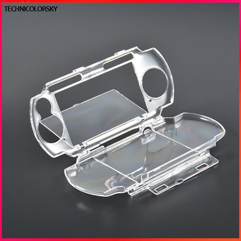 Technicolorsky Clear สําหรับ PSP 2000 3000 โปร่งใส Hard พกพากรณี Snap-in คริสตัล Protector กรณีแม่พิมพ์สําหรับ Sony Playstation ใหม่ TSY