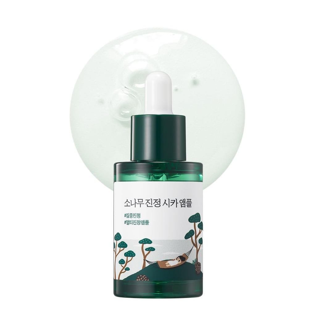 ROUND LAB Pine Calming Cica Ampoule 1.01 Fl Oz เซรั่มให้ความชุ่มชื่นและรักษาด้วย Pine Cica และ Hyalu