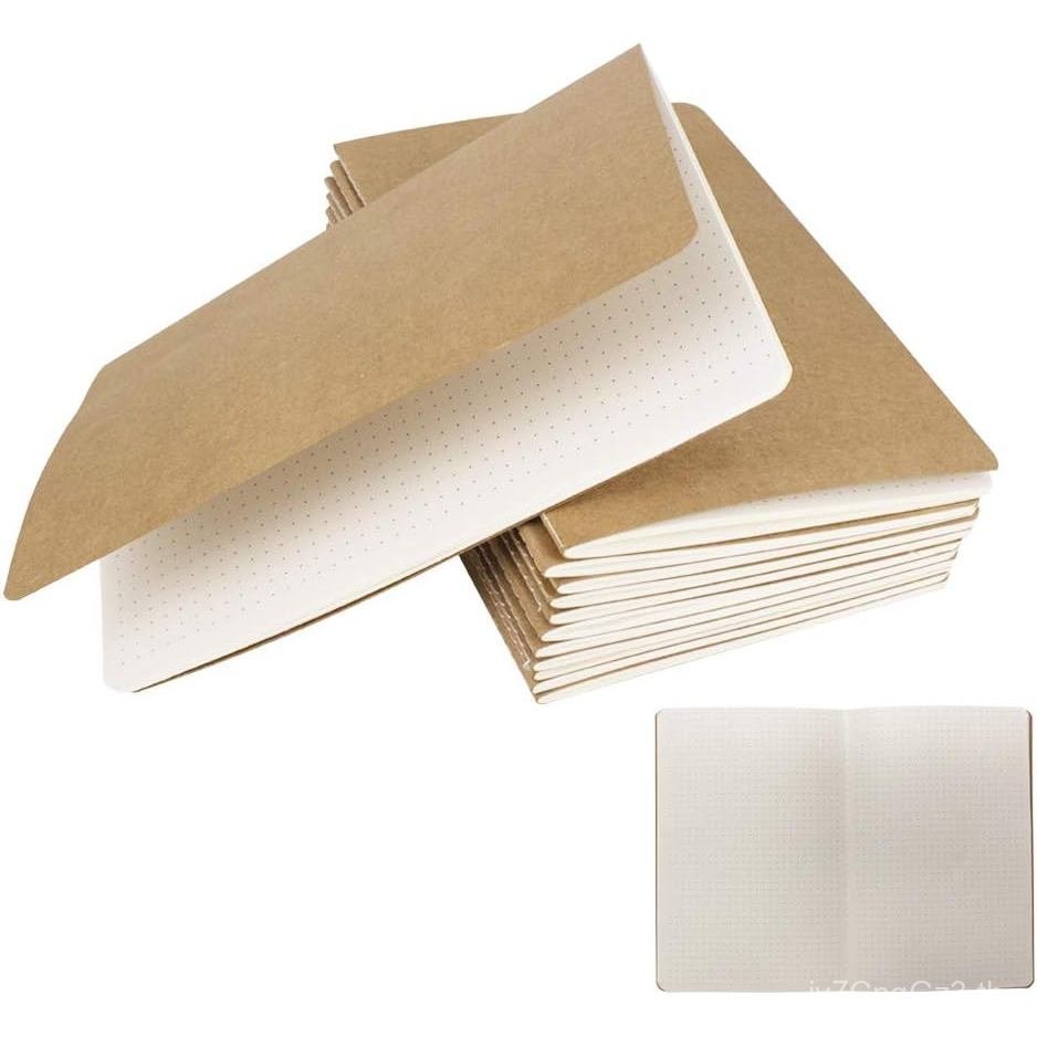 12 แพ็ค 8.25x5.5 นิ้ว Dot Grid Paper Notebook/ A5 Size Dot Journal Notebook, Dot Grid Adds Wire-Boun