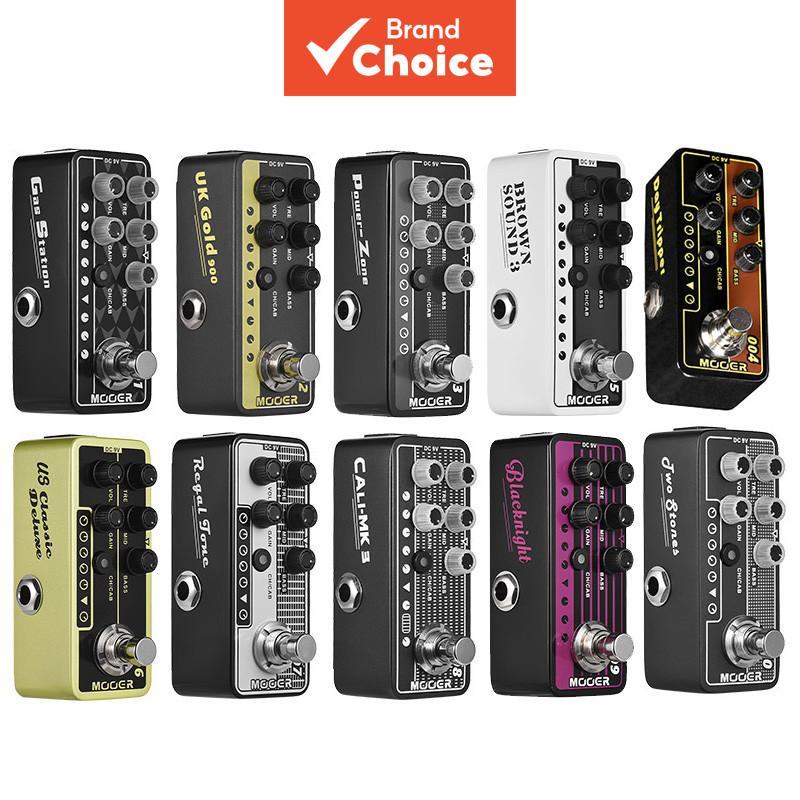 MOOER MICRO PREAMP ซีรีส์ ดิจิทัลปรีแอมป์ พรีแอมป์กีตาร์ เอฟเฟคก้อน True Bypass