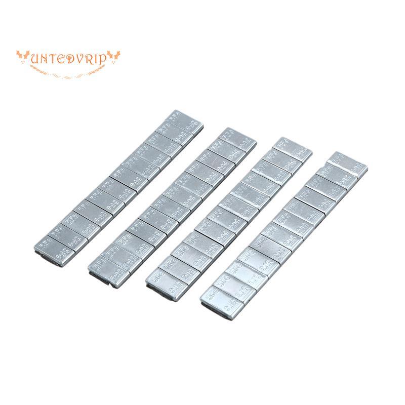 [Quick U]ยางรถบรรทุกรถยนต์กาว 4x Tyre Wheel Balance Weights Strips 2.1oz/60g สีเงิน