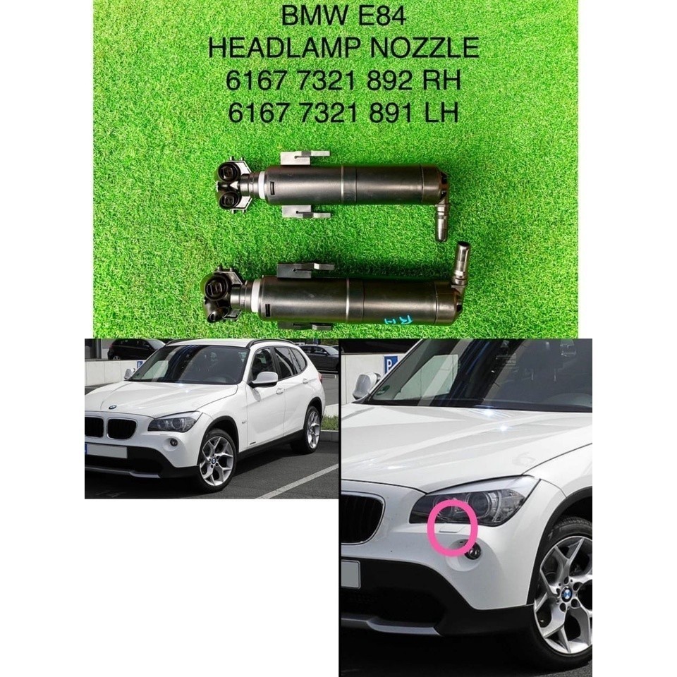BMW E84 X1 20i HEADLAMP NOZZLE(PRICE FOR 1)ชิ้นส่วนรถยนต์ ของแต่งรถ/ชิ้นส่วนรถยนต์ ของแต่งรถ