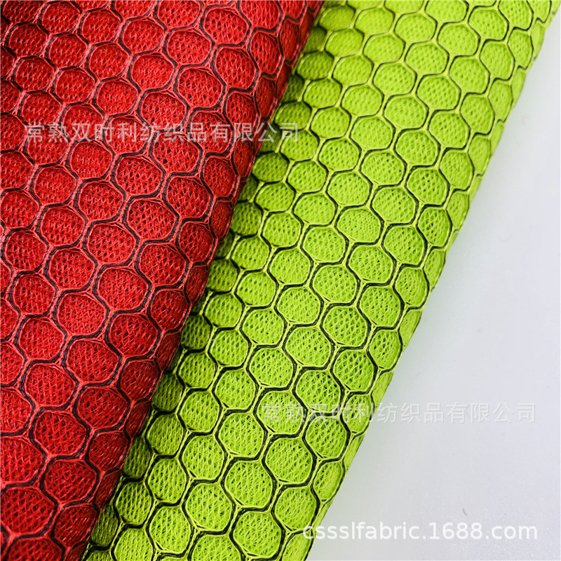 Hex Sandwich Mesh Two-Color Sandwich Mesh Aquarium Filter สีดําสีขาวผ้าตาข่ายที่นอนกว้าง