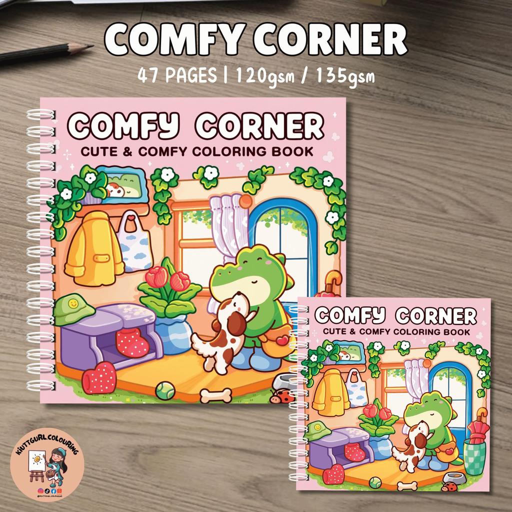 [LASER PRINTED] COMFY CORNER สมุดระบายสี 47 หน้า