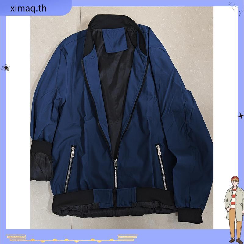 XIONG-XIN และ R.Rungoo เสื้อเเจ็คเก็ตคอจีน รุ่นดีผ้าไมรโครไฟเบอร์พีช หนานุ่ม