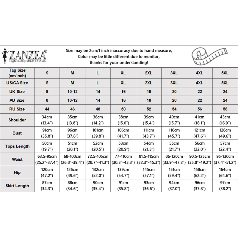 ZANZEA ซานเซีย ชุดลำลองสำหรับผู้หญิง คอวีแขนกุดและกระโปรงยาว — صورة 2
